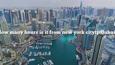 How many hours is it from new york citytp dubai?