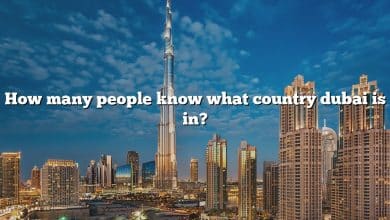 How many people know what country dubai is in?