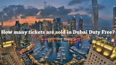 How many tickets are sold in Dubai Duty Free?