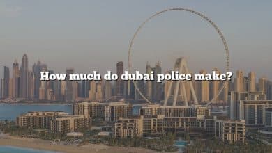 How much do dubai police make?