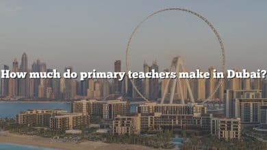 How much do primary teachers make in Dubai?