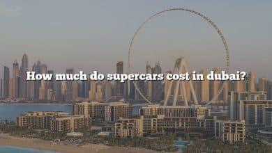 How much do supercars cost in dubai?