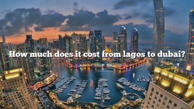 How much does it cost from lagos to dubai?