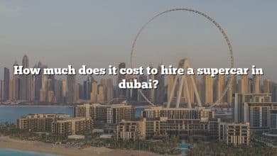 How much does it cost to hire a supercar in dubai?