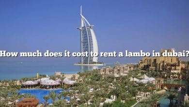 How much does it cost to rent a lambo in dubai?
