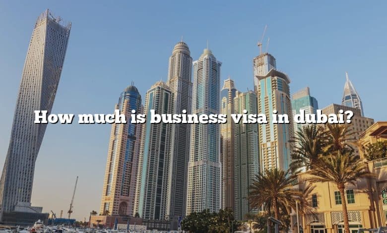 How much is business visa in dubai?