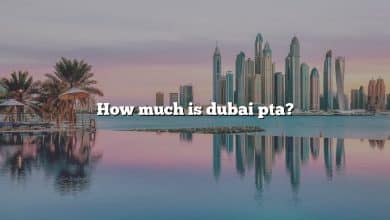 How much is dubai pta?