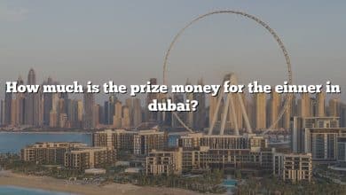 How much is the prize money for the einner in dubai?