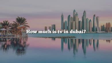 How much is tv in dubai?