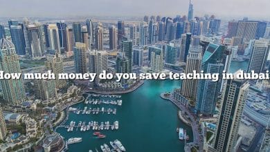 How much money do you save teaching in dubai?