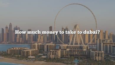 How much money to take to dubai?