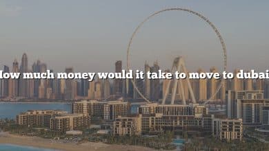 How much money would it take to move to dubai?