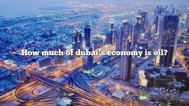 How much of dubai’s economy is oil?