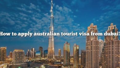 How to apply australian tourist visa from dubai?