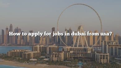 How to apply for jobs in dubai from usa?