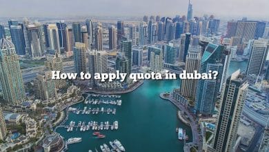 How to apply quota in dubai?