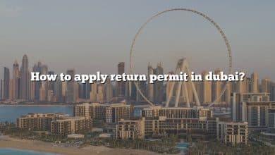 How to apply return permit in dubai?