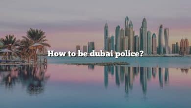 How to be dubai police?