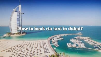 How to book rta taxi in dubai?
