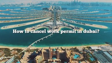 How to cancel work permit in dubai?
