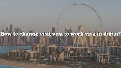 How to change visit visa to work visa in dubai?
