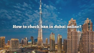 How to check ban in dubai online?