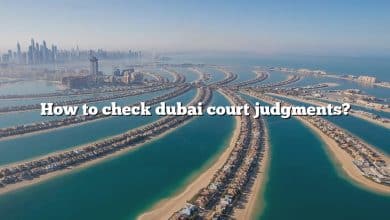 How to check dubai court judgments?