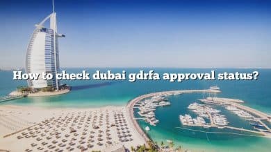 How to check dubai gdrfa approval status?