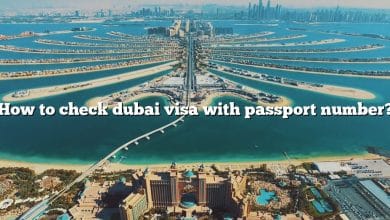 How to check dubai visa with passport number?