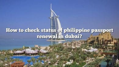 How to check status of philippine passport renewal in dubai?