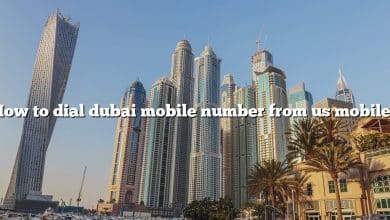 How to dial dubai mobile number from us mobile?