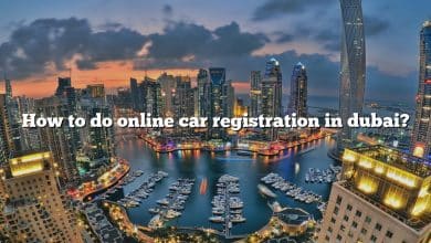 How to do online car registration in dubai?