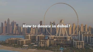 How to donate in dubai?