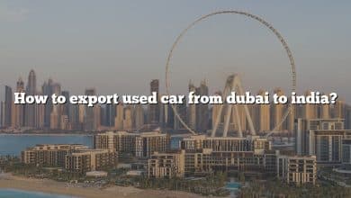 How to export used car from dubai to india?