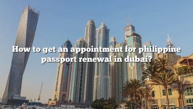 How to get an appointment for philippine passport renewal in dubai?