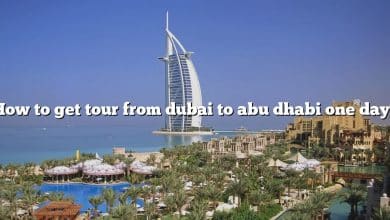 How to get tour from dubai to abu dhabi one day?