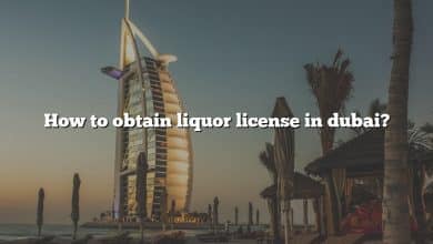 How to obtain liquor license in dubai?