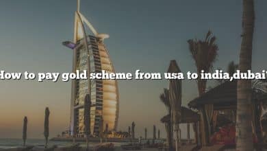 How to pay gold scheme from usa to india,dubai?