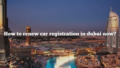 How to renew car registration in dubai now?