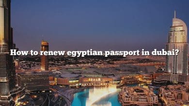 How to renew egyptian passport in dubai?