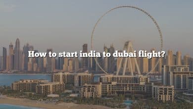 How to start india to dubai flight?