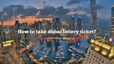 How to take dubai lottery ticket?