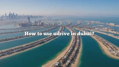 How to use udrive in dubai?