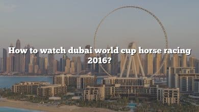 How to watch dubai world cup horse racing 2016?