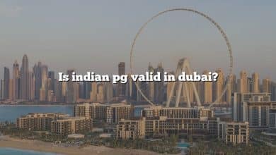 Is indian pg valid in dubai?
