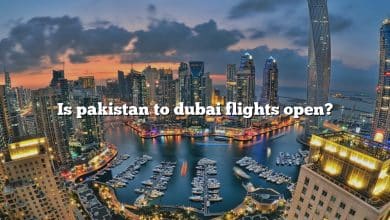 Is pakistan to dubai flights open?