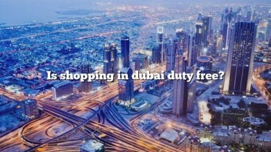 Is shopping in dubai duty free?