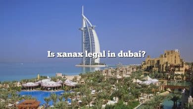 Is xanax legal in dubai?