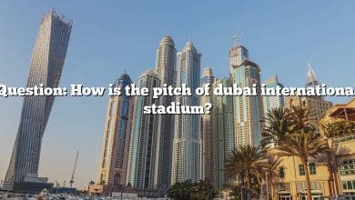 Question: How is the pitch of dubai international stadium?