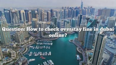 Question: How to check overstay fine in dubai online?